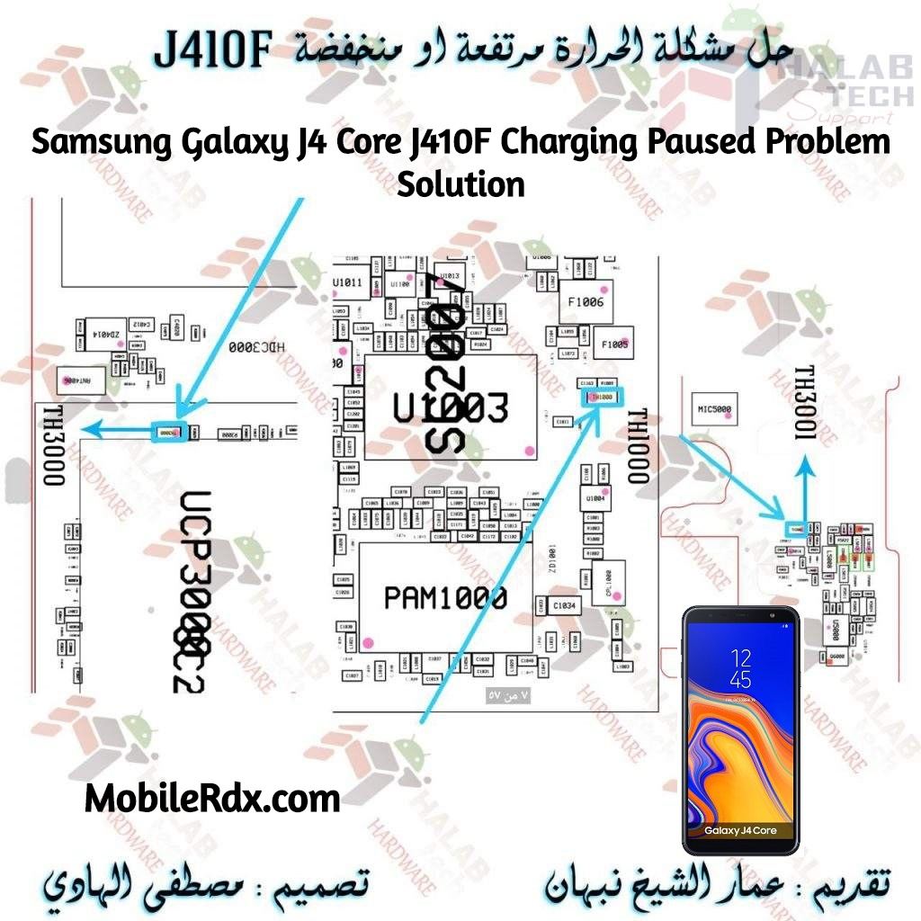 Samsung Galaxy J4 Core J410f Charging Paused Problem Solution