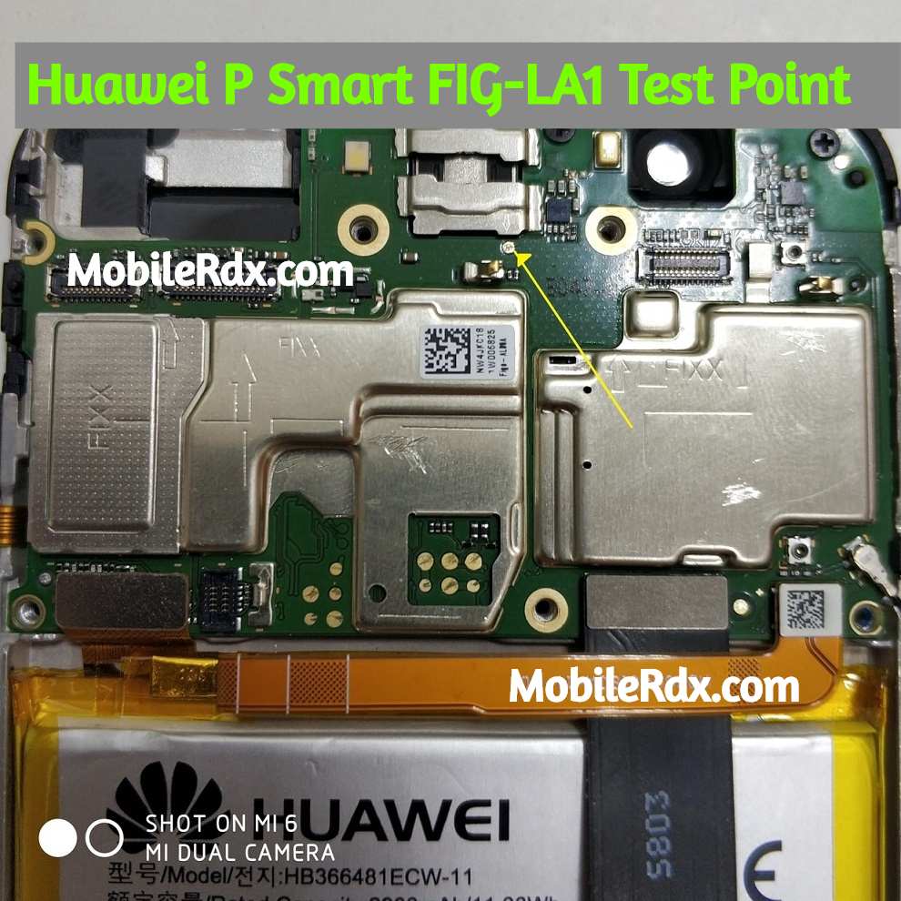 Huawei P Smart FIG LA1 Test Point