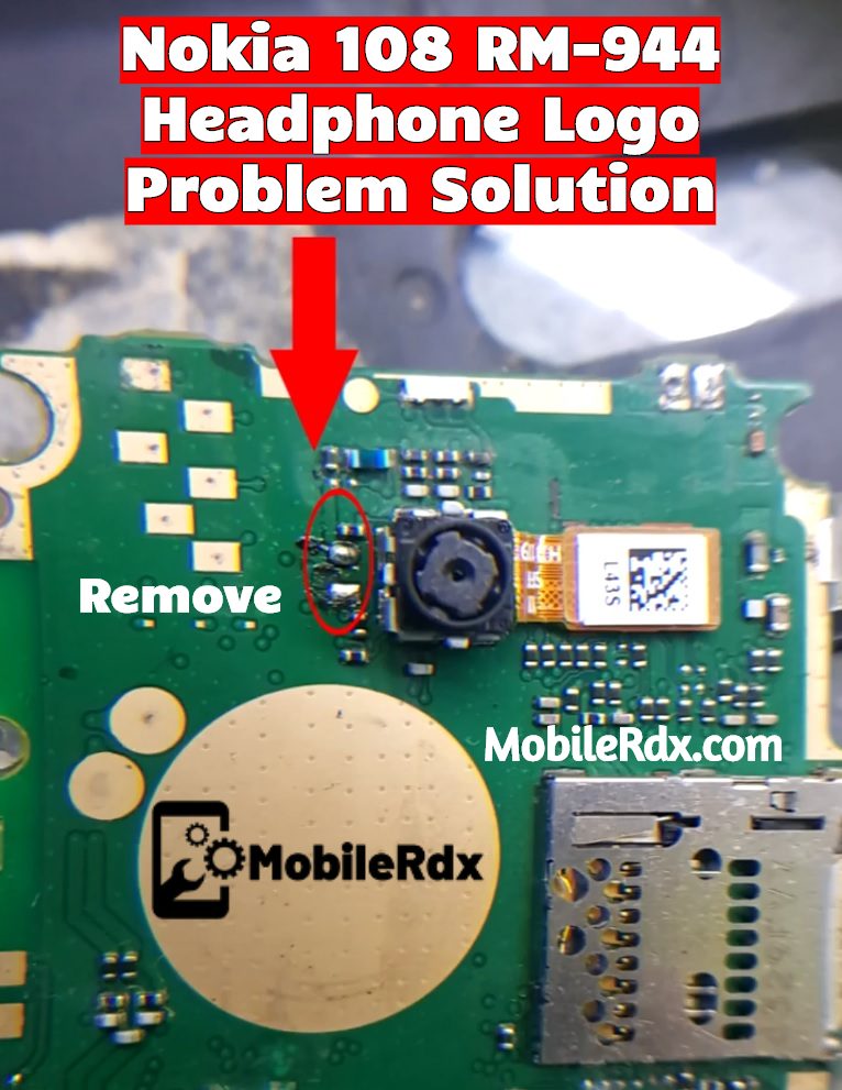 Nokia 108 RM 944 Headphone Logo Problem Solution