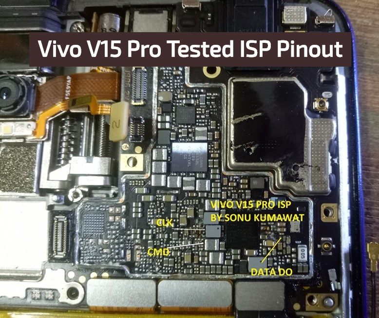 Vivo V15 Pro ISP Pinout