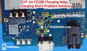 LYF Jio F220B Charging Ways Charging Short Problem Solution 300x177