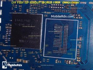 LYF Jio F50Y ISP EMMC Pinout For EMMC Programming And Flashing 300x227
