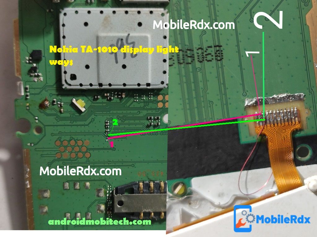 Nokia 105 TA 1010 Display Light Ways Backlight Jumper Solution