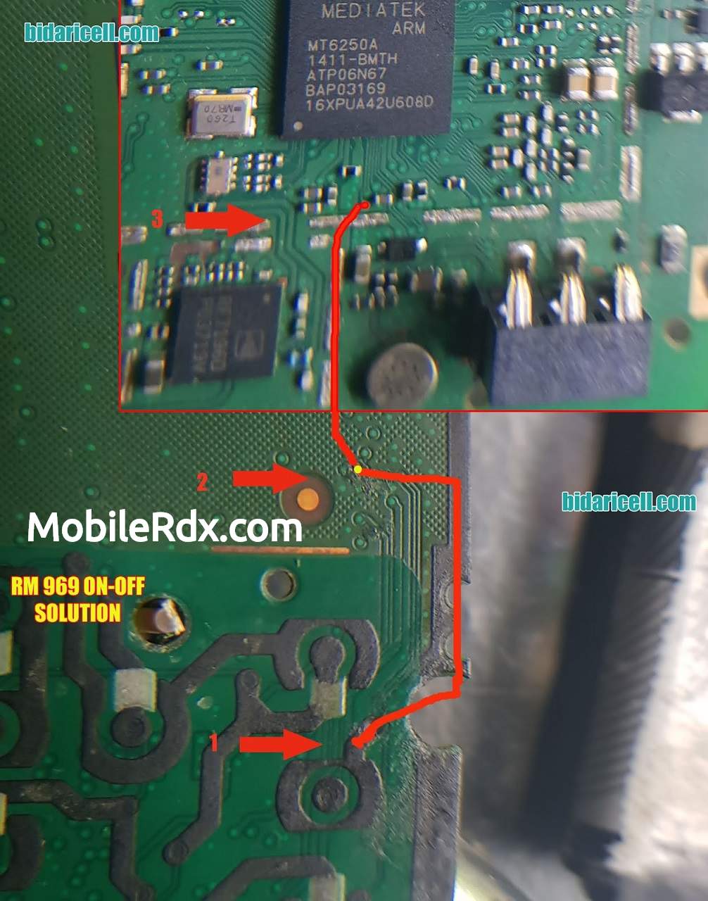 Nokia 220 RM 969 On Off Key Jumper Power Button Ways