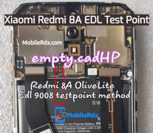 Redmi 8A EDL Test Point Boot Redmi 8A Into EDL 9008 Mode 300x260