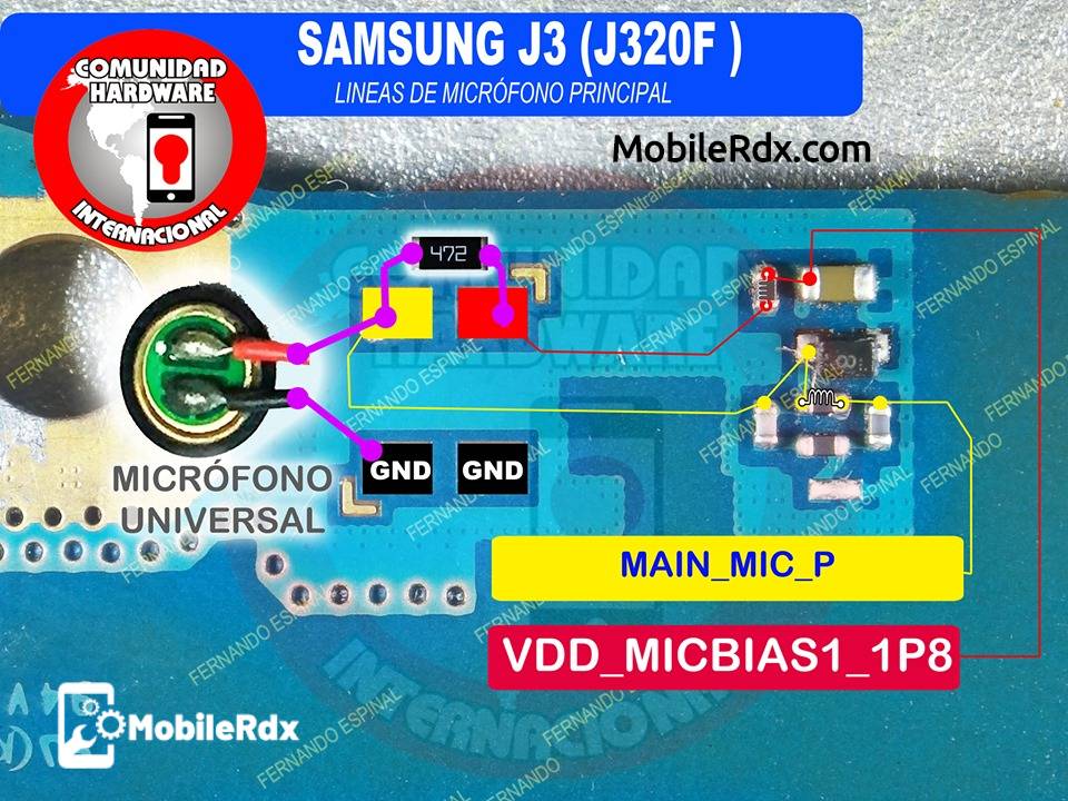 Samsung Galaxy J3 J3f Mic Ways Mic Problem Jumper Solution