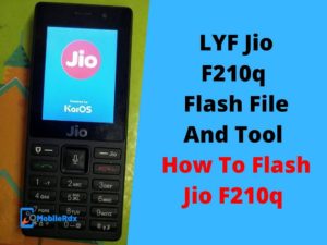 LYF Jio F210q Flash File And Tool How To Flash Jio F210q 300x225