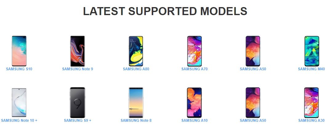 Miracle Samsung Tool Latest Supported Models