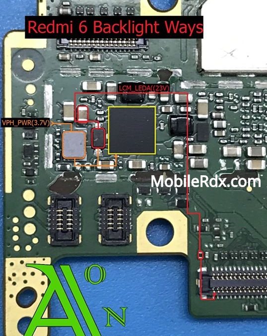 Redmi 6 Backlight Ways Display Light Problem Jumper