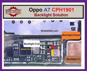 Oppo A7 CPH1901 Backlight Way Display Light Jumper 300x245