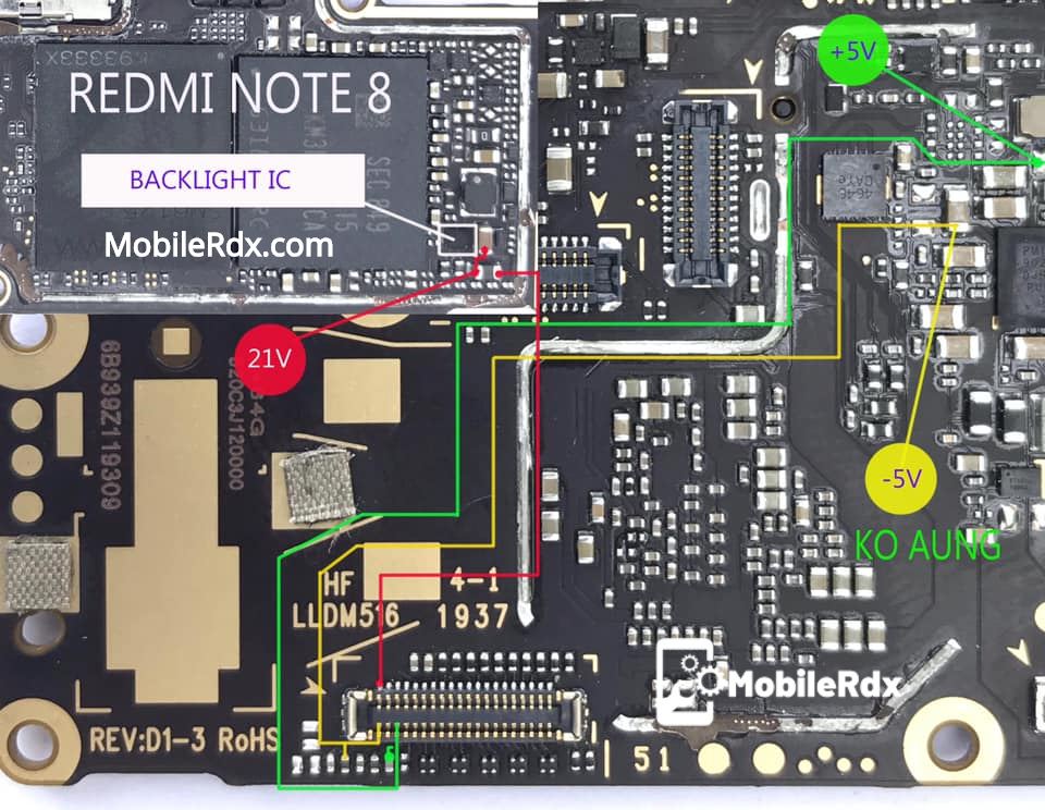 Redmi Note 8 Backlight Way Display Light Problem Solution