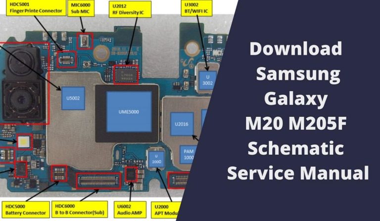 Samsung Galaxy M20 M205F Schematic - Service Manual