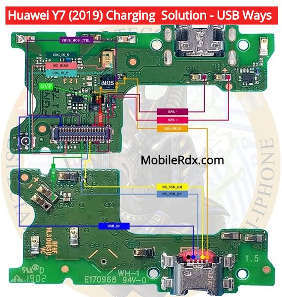 Huawei Y7 2019 Charging Problem Solution USB Ways