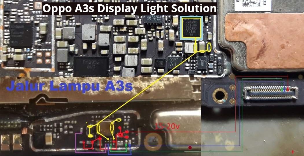 Oppo A3s Display Light Solution - Backlight Ways