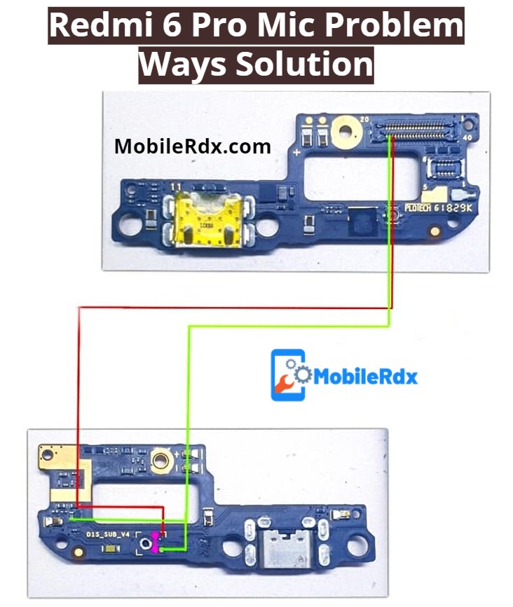 Redmi 6 Pro Mic Problem Ways Solution Microphone Jumper