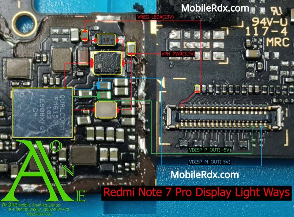 Redmi Note 7 Pro Display Light Ways Backlight Solution