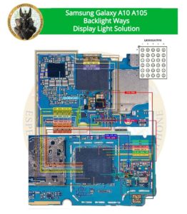 Samsung Galaxy A10 A105 Backlight Ways LCD Light Solution 262x300