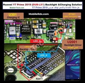 Huawei Y7 Prime 2019 Backlight Ways Display Light Solution 300x293