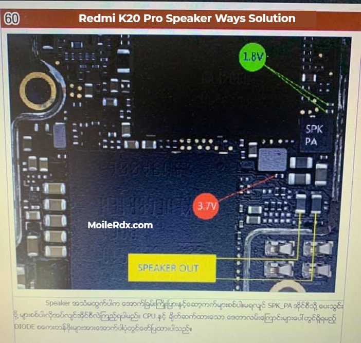Redmi K20 Pro Speaker Ways Solution Ringer Jumper