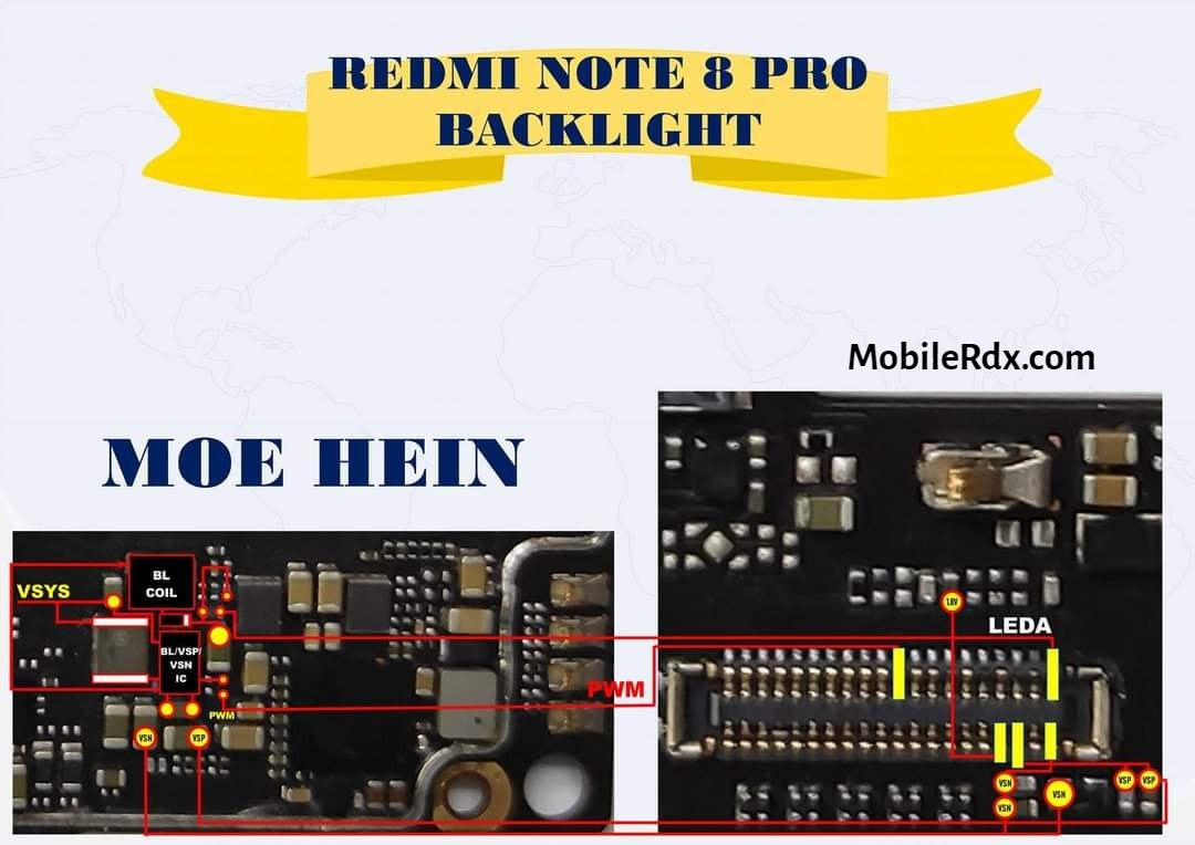 Redmi Note 8 Pro Display Light Ways Backlight Solution