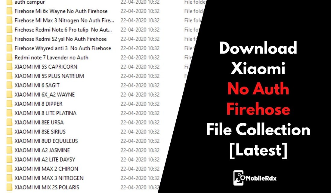 Download Xiaomi No Auth Firehose File Collection Latest