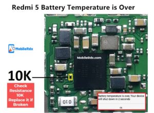 Redmi 5 Battery Temperature Is Over Problem Repair Solution 300x220