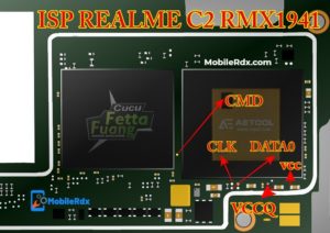 Realme C2 RMX1941 ISP Pinout 300x212