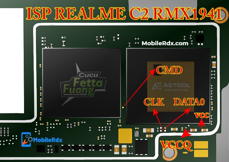Realme C2 RMX1941 ISP Pinout