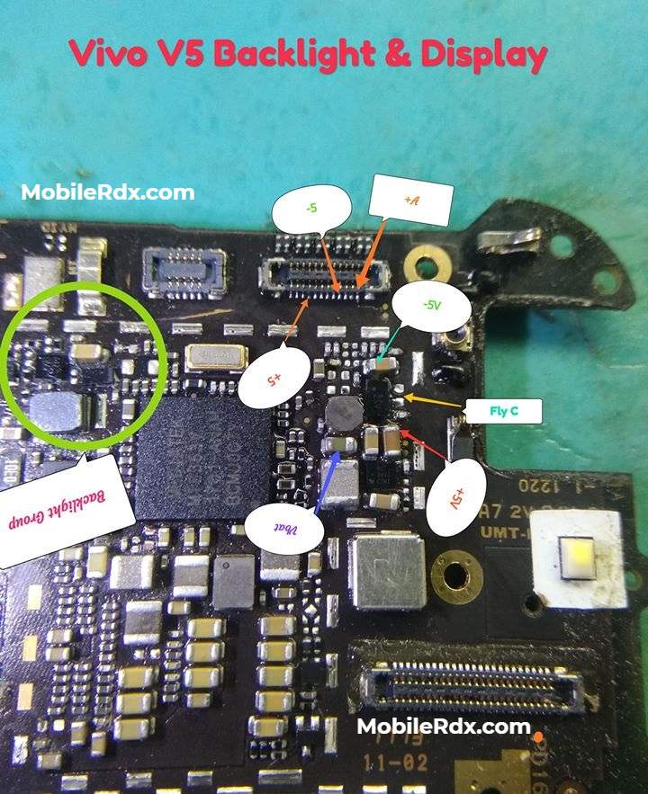 Vivo V5 LCD Backlight Ways Display Light Problem Solution