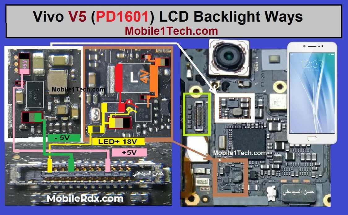 Vivo V5 LCD Backlight Ways Display Light Problem Solution