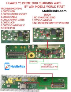 Huawei Y5 Prime 2018 Backlight Way LCD Light Solution 232x300