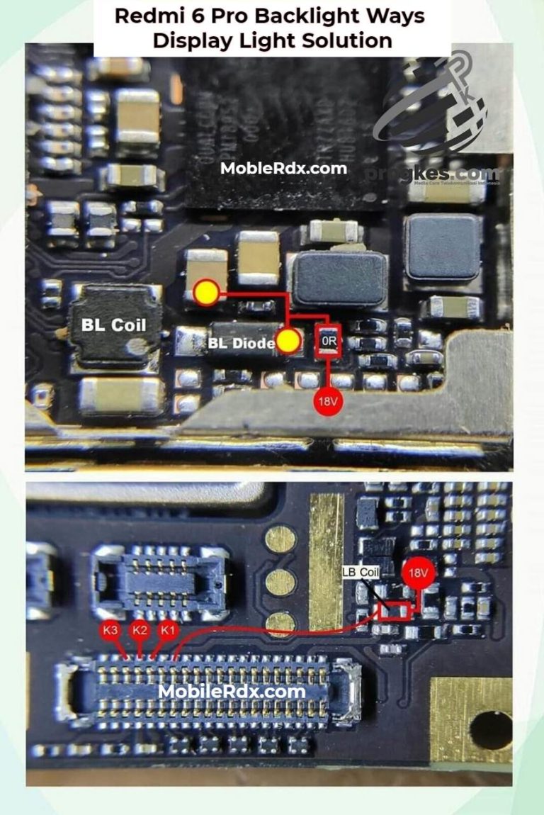 redmi 6 pro lcd light solution