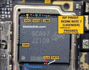 Redmi Note 7 ISP Pinout EMMC Ways 300x236