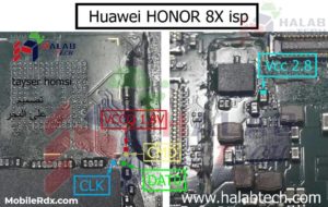 Honor 8X ISP Pinout to ByPass FRP and Pattern Lock 300x190
