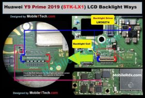 Huawei Y9 Prime 2019 LCD Backlight Ways Display Light Solution 300x203