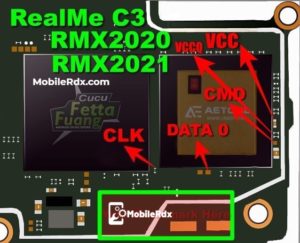 Realme C3 Latest ISP Pinout To ByPass FRP And Pattern Lock 300x243