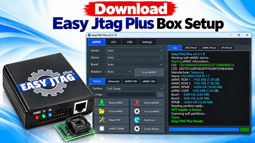 Download Easy JTAG Plus Box Setup Download Easy JTAG Plus Box Setup