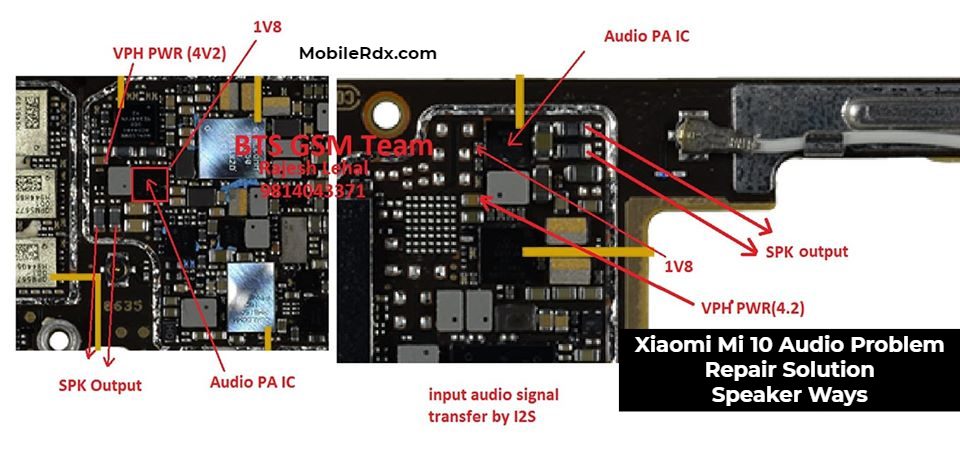 Xiaomi Mi 10 Audio Problem Repair Solution Speaker Ways