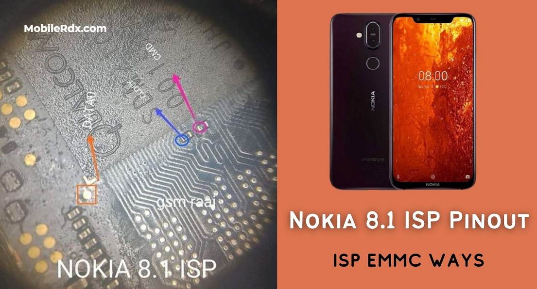 Nokia 8.1 ISP EMMC PinOUT To Bypass FRP Pattern Repair Dead Boot Nokia 8.1 ISP EMMC PinOUT To Bypass FRP Pattern Repair Dead Boot