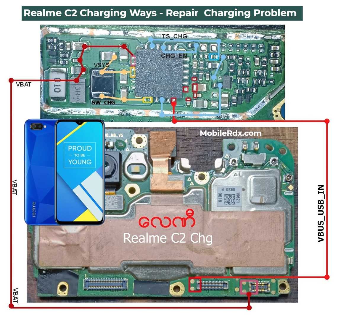 Realme C2 Charging Ways Charging Problem Repair Solution