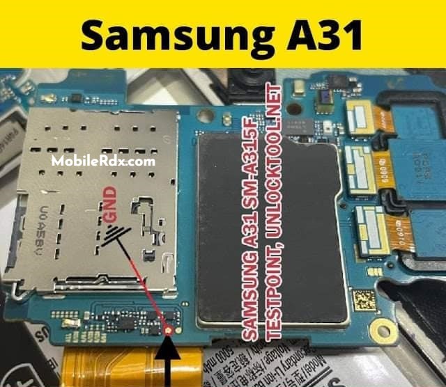 Samsung Galaxy A31 A315 Test Point Samsung Galaxy A31 A315 Test Point