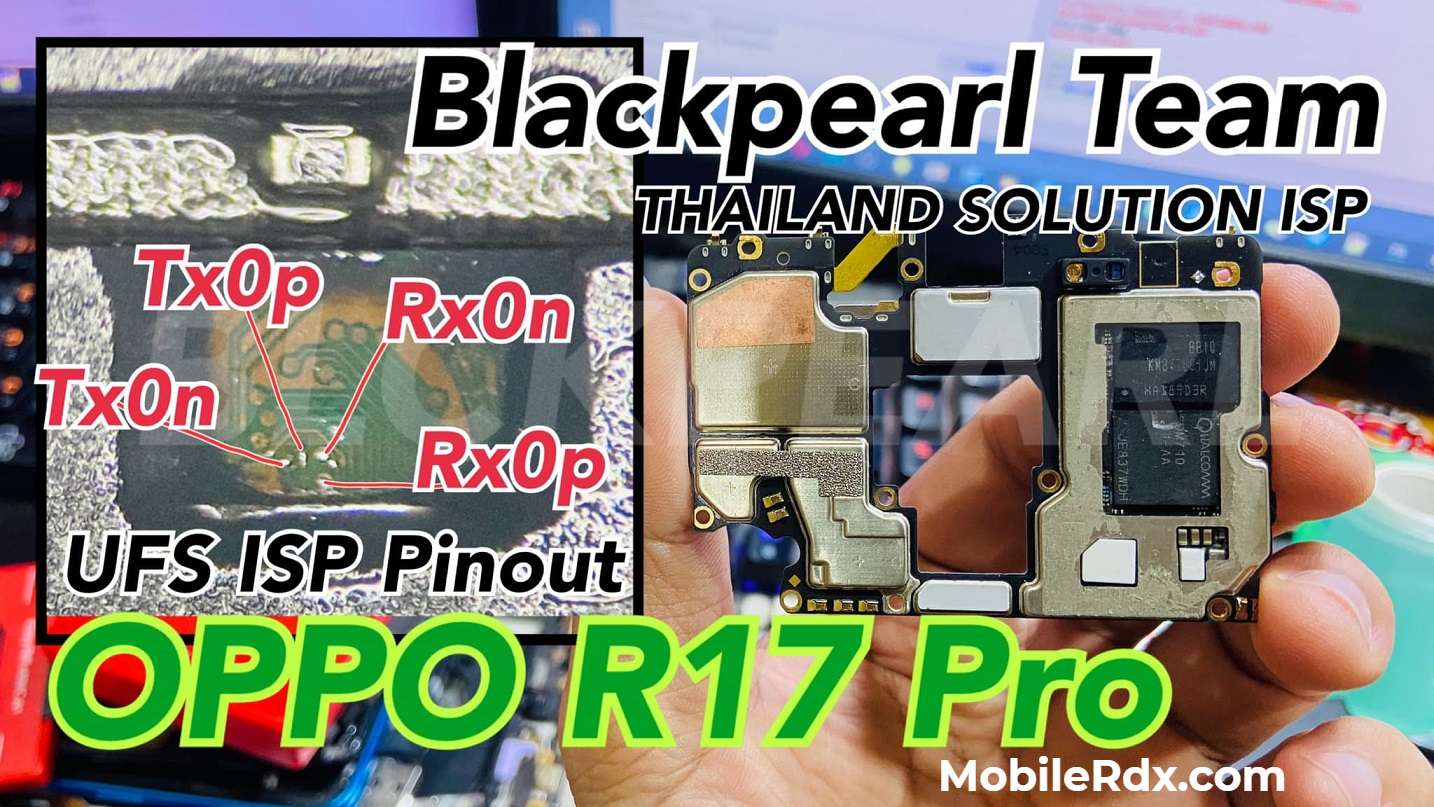 Oppo R17 Pro ISP Pinout to Remove Pattern FRP   Repair Dead Unbirck
