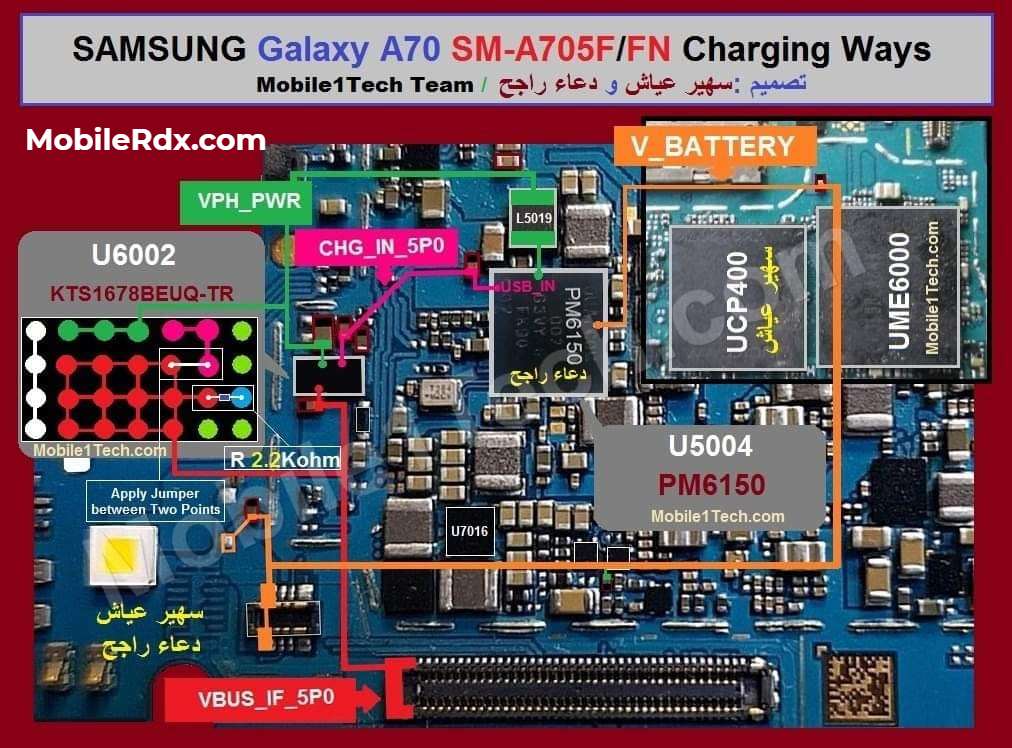 Repair Samsung A70 A705F Charging Problems   Charging Ways