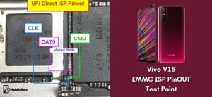 Vivo V15 EMMC ISP PinOUT   Test Point 300x138