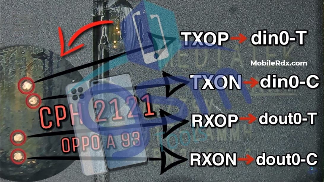 Oppo A93 CPH212 UFS ISP Pinout   Remove Pattern Password Using EasyJtag