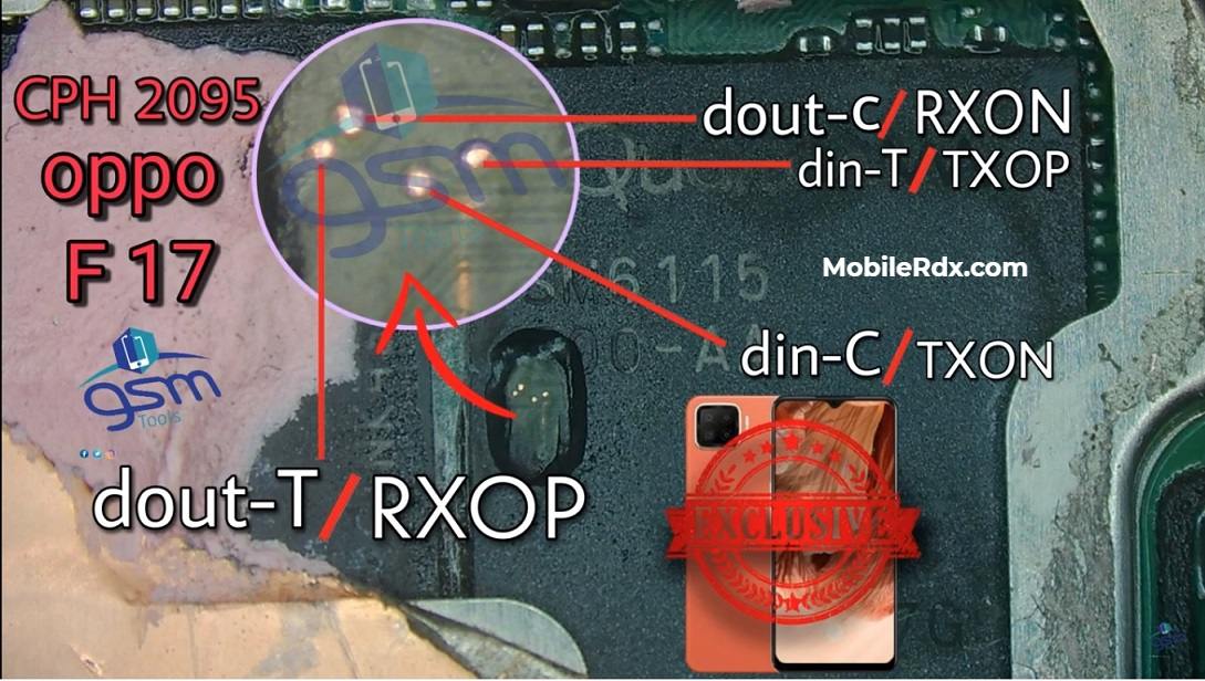 Oppo F17 UFS ISP PinOUT Remove FRP Pattern Using Easy JTAG Plus