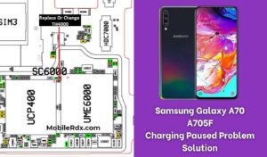 Samsung Galaxy A70 A705F Charging Paused Problem 300x176