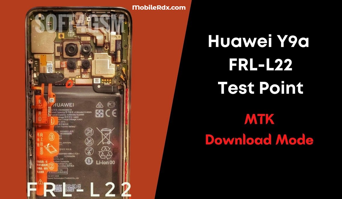Huawei Y9a FRL L22 Test Point