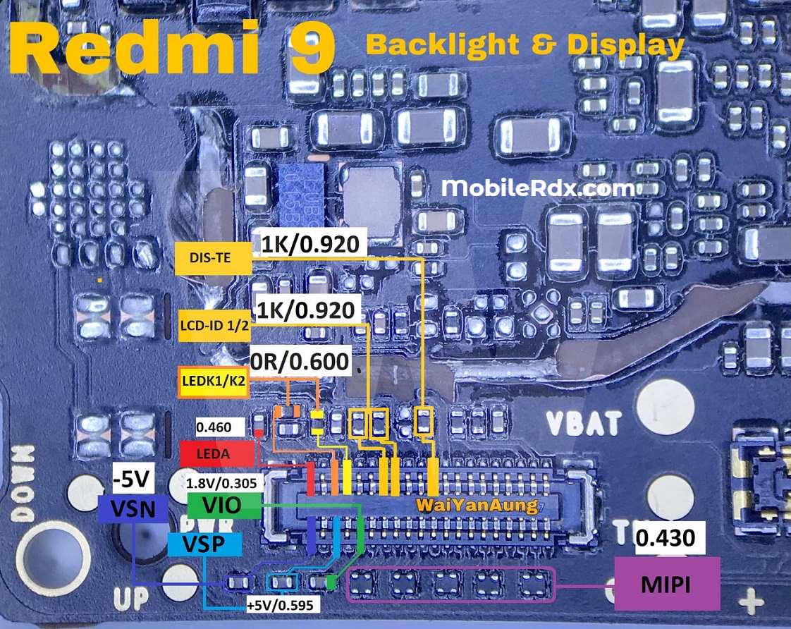 redmi 9 power lcd light solution