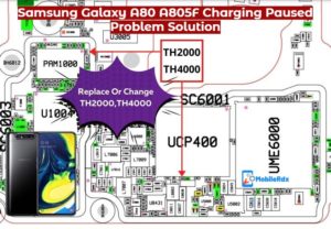 Repair Samsung Galaxy A80 A805F Charging Paused Problem 300x208